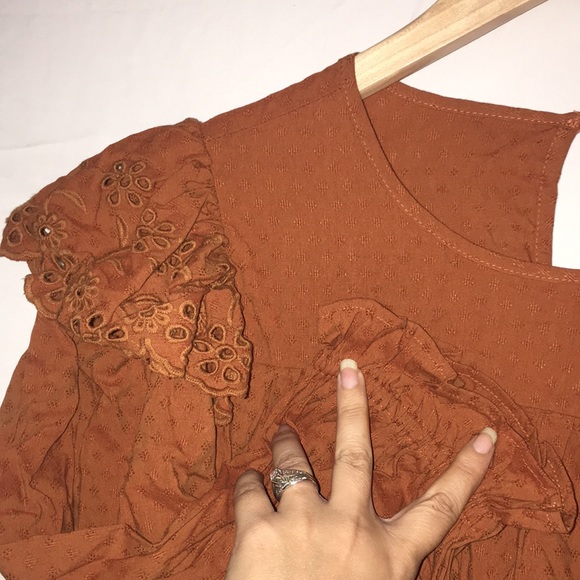 Universal Thread Long Sleeve Ruffle Dress - Picture 2 of 5